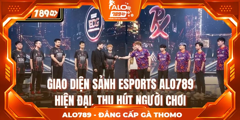 Giao diện sảnh Esports ALO789 hiện đại, thu hút người chơi Giao diện sảnh Esports ALO789 hiện đại, thu hút người chơi